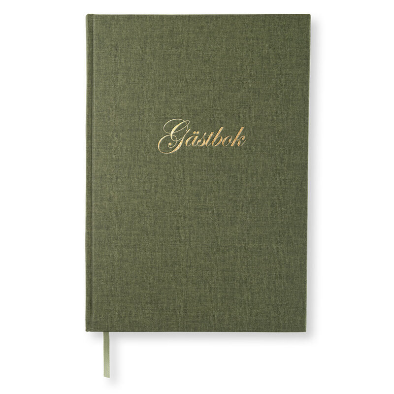 Gästbok 170*240 khaki green