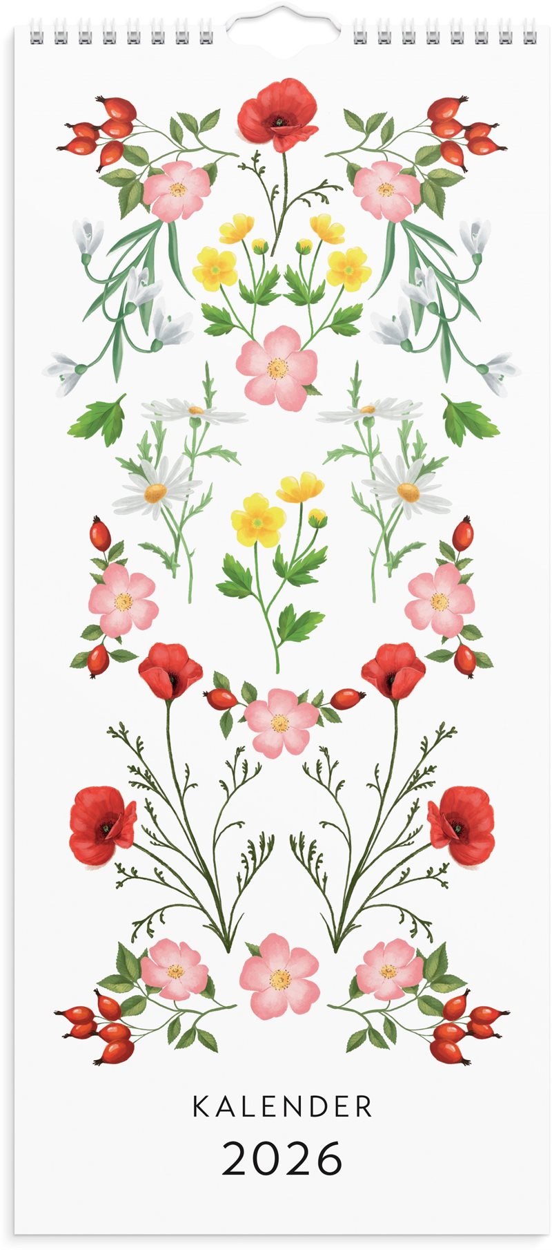 Väggkalender 2026 Lilla Blomsterkalendern