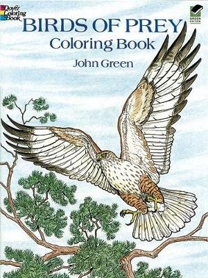 Birds of prey coloring book