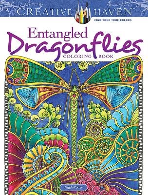 Creative haven entangled dragonflies coloring book