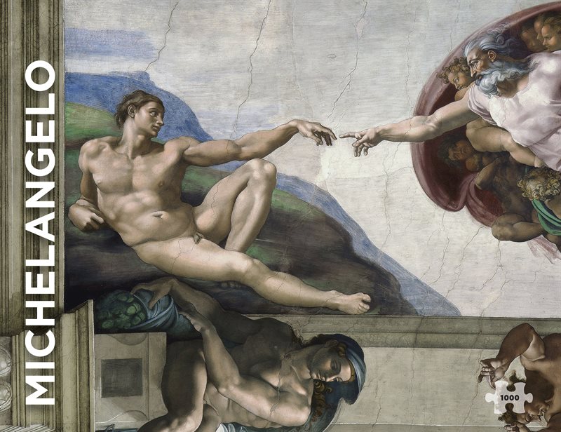Michelangelo: The Creation of Adam 1000-Piece Jigsaw Puzzle