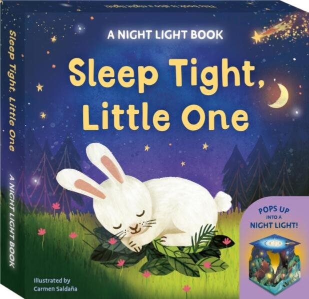 Sleep Tight, Little One: Bedtime story that pops up into a night light! With rechargeable USB-c LED