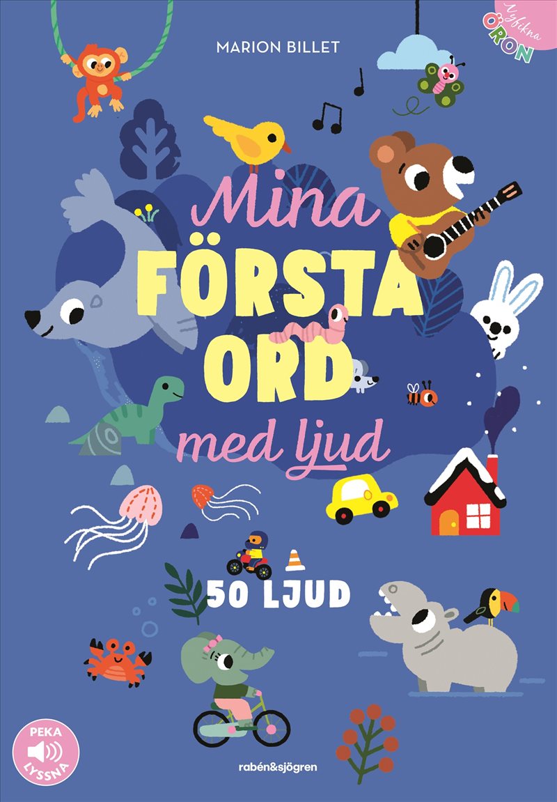 Nyfikna öron - Mina första ord med ljud : Peka - Lyssna