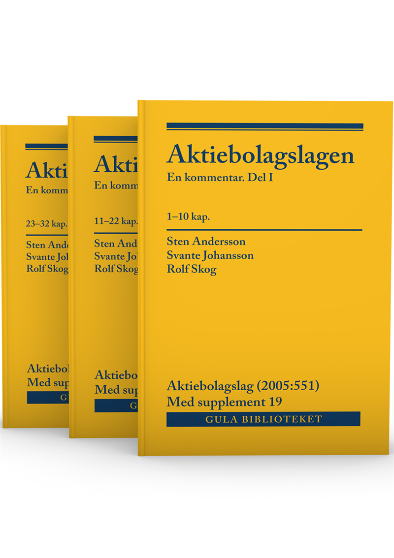 Aktiebolagslagen, del I-III : en kommentar
