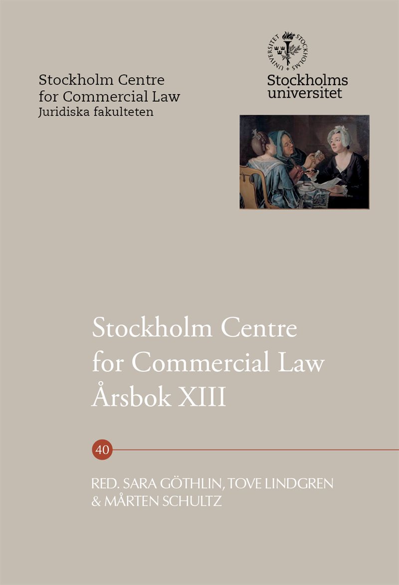 Stockholm Centre for Commercial Law Årsbok XIII