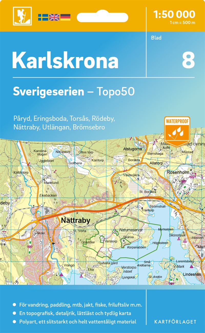 8 Karlskrona Sverigeserien Topo50