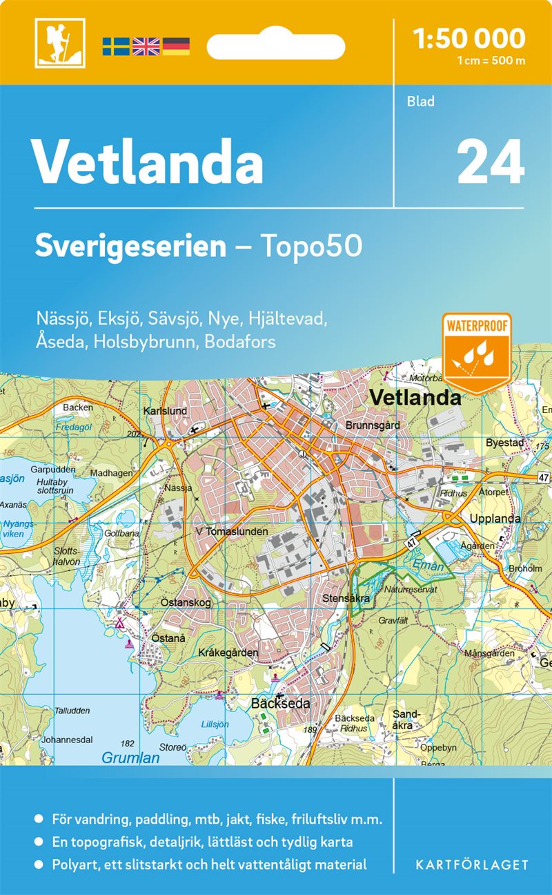 24 Vetlanda Sverigeserien Topo50
