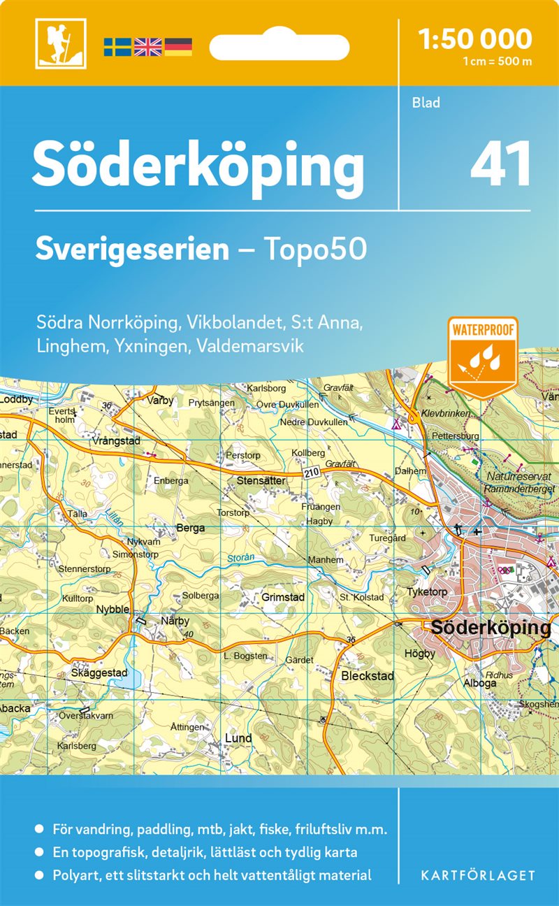 41 Söderköping Sverigeserien Topo50
