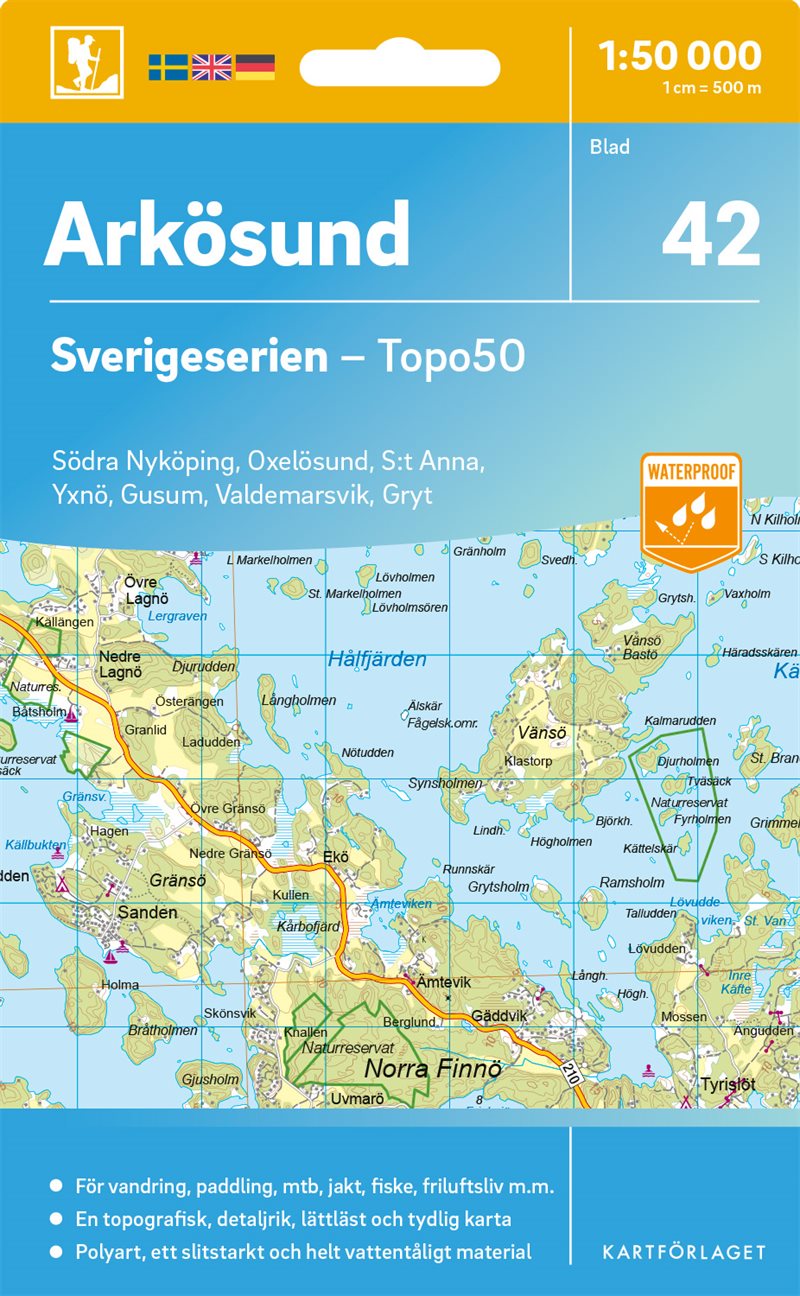 42 Arkösund Sverigeserien Topo50