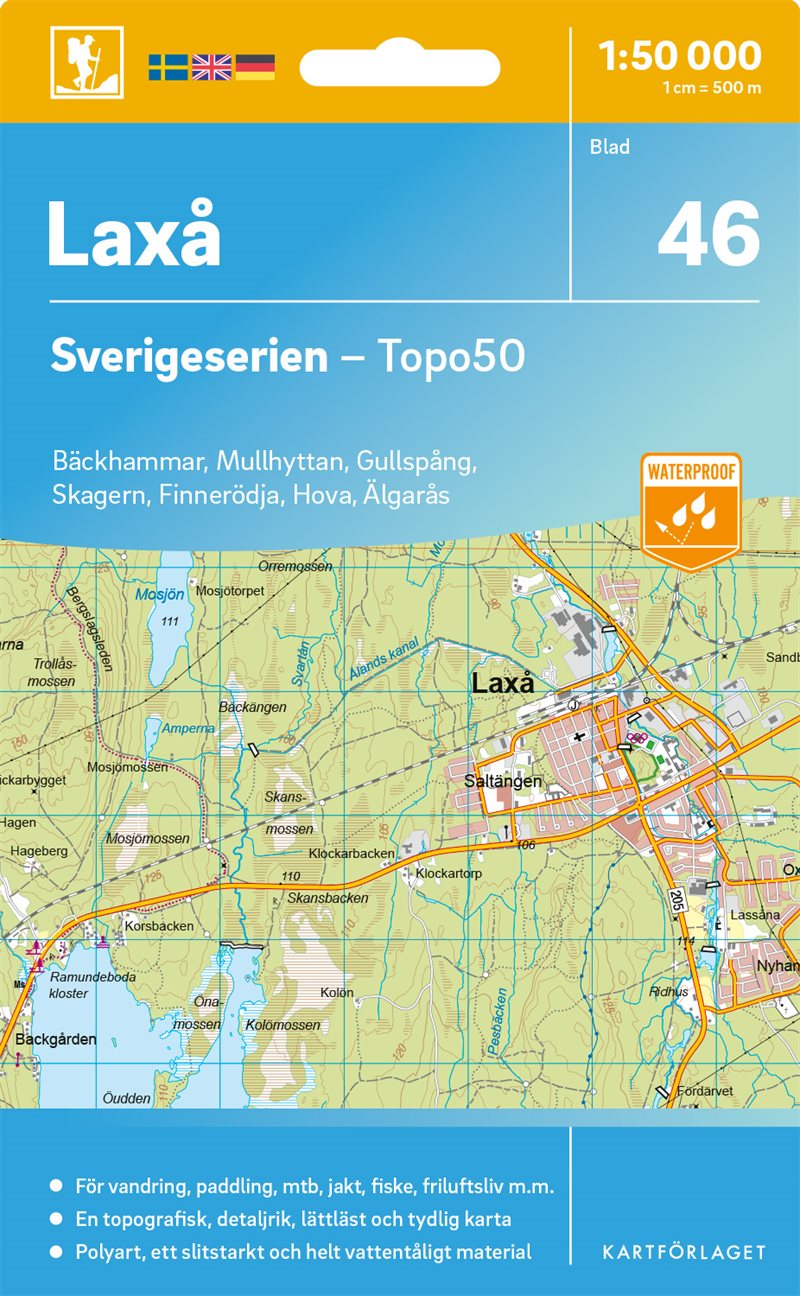 46 Laxå Sverigeserien Topo50