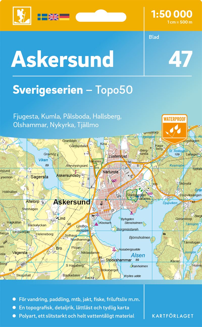 47 Askersund Sverigeserien Topo50