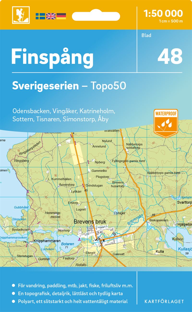 48 Finspång Sverigeserien Topo50