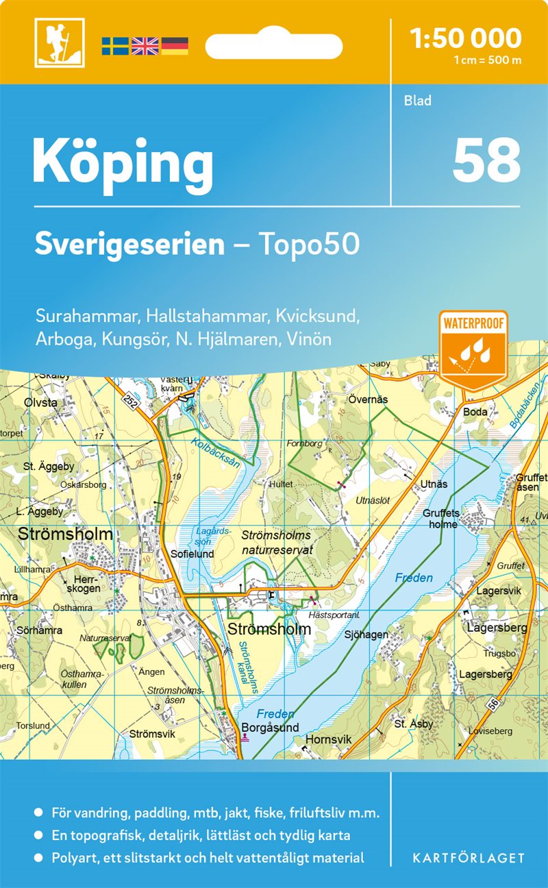 58 Köping Sverigeserien Topo50