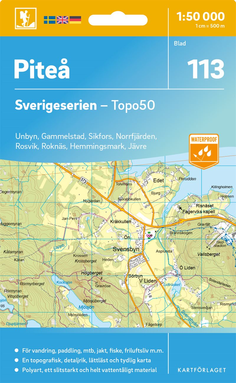 113 Piteå Sverigeserien Topo50