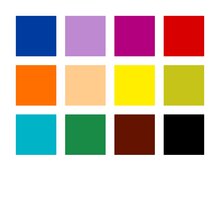 Norix färgpenna i helt speciell form, 12 assorterade färger